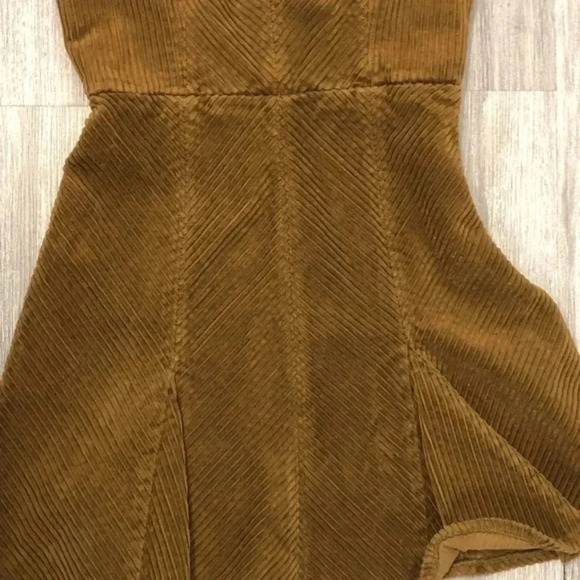 URBAN OUTFITTERS KENSIE CORDUROY LACED BACK MINI DRESS SZ XS - Picture 3 of 9